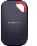 SANDISK Extreme Portable SSD V3, schwarz/orange, 2TB, USB-C 3.2