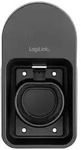 LOGILINK Wandhalterung mit Kabelablage f&uuml;r Auto-Ladekabel