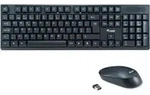 EQUIP Kabelloses Tastatur- und Mausset schwarz, USB, PT