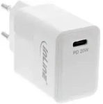 INLINE USB PD Netzteil Ladeger&auml;t Single USB-C, Power Delivery, 20W, wei&szlig;