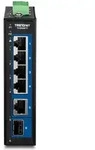 TRENDNET TI Hardened Industrial Railmount 2.5G Switch, 5x RJ-45, 1x SFP+