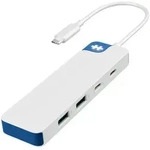 TARGUS HyperDrive Flex 4 USB-C Hub, USB-C 3.0 [Stecker], wei&szlig;