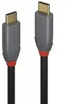 LINDY 1m USB 3.2 Typ C Kabel, 20Gbit/s, 5A, PD, Anthra Line Line