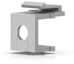 UBIQUITI Blank Insert Pass-Through f&uuml;r Keystone Patch Panel, grau, 12 Stk.