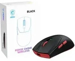 MSI Forge GM340 Wireless Gaming Mouse Black, USB/Bluetooth