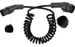 INLINE EV Spiral-Autoladekabel 22kW Typ2, 3-phasig, 5m