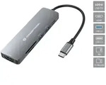 CONCEPTRONIC 6-in-1 Dockingstation, USB-C 3.0 [Stecker]