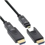 INLINE HDMI AOC Kabel, Ultra High Speed 2,1, abnehmbar, 8K, 40m