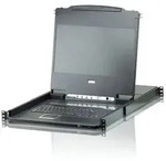 ATEN CL6708MW FR Single Rail KVM-Switch 8-Port 17,3"-LCD (USB DVI) FR-Layout