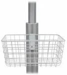 ERGOTRON Draht Korb gross fuer StyleView Patienten Bett Tisch 35x30x12 cm