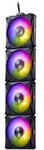 ADATA XPG Hurricane MAG 120 ARGB PWM, schwarz, 120mm, 4er-Pack