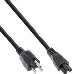 35er B-Pack INLINE Netzkabel f&uuml;r Notebook, USA/Canada, 3pol Kupplung, 2m