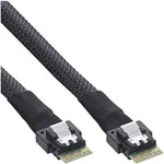 INLINE Slim SAS Kabel, SFF-8654 4i zu SFF-8654 4i, 24Gb/s, 1m