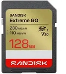 SANDISK Extreme GO R230/W150 SDXC 128GB, UHS-I, Class 10