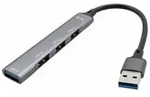I-TEC USB-Hub, 3x USB-A 2.0, 1x USB-A 3.0, USB-A 3.0 [Stecker]