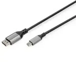 DIGITUS DisplayPort Anschlusskabel, Typ mini DP - DP St/St, 2.0m, Alu Geh&auml;use, UHD