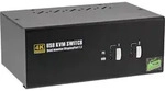 INLINE KVM Desktop Switch, 2x, Dual-Monitor DisplayPort 1,2, 4K, USB 2,0, Audio