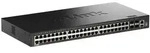 D-LINK DGS-1530 Rackmount Gigabit Smart Stack Switch, 48x RJ-45, 4x SFP+