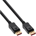 INLINE DisplayPort 1,4 Kabel, schwarz, vergoldete Kontakte, 5m