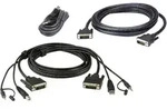 ATEN 2L-7D02UDX3 KVM Kabelsatz, USB DVI-D Dual Display Secure KVM, 1,8m