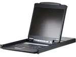 ATEN CL1308N ES KVM-Switch 8-Port, 19"-LCD-Konsole (PS/2-USB, VGA) ES-Layout