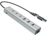 I-TEC Charging Metal HUB 7 port, USB-C/USB-A 3.0 [Stecker]