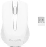 DICOTA COMFORT Wireless Mouse wei&szlig;, USB
