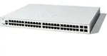 CISCO Catalyst 1300 Rackmount Gigabit Managed Stack Switch, 48x RJ-45, 4x SFP+