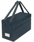 LEITZ Desk Sharing Tasche mit Deckel Kunststoff grau 3 F&auml;cher