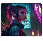 SHARKOON Skiller SGP50 D1, Mouse Mat XL, 444x355mm, Cyber-Girl with Headset