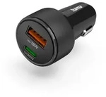 HAMA Auto-Schnellladeger&auml;t, 1x USB-C, 1x USB-A, PD, 30 W, sw
