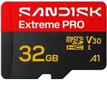 SANDISK Extreme PRO R100/W90 microSDHC 32GB, UHS-I, A1, Class 10