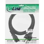 INLINE Netzkabel, Schutzkontakt gerade/C13 St, schwarz, 1.8m Kaltger&auml;testecker