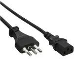 INLINE Netzkabel, Netzstecker Italien auf Kaltger&auml;testecker C13, 3,0m
