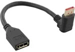 INLINE DisplayPort 1,4 Adapterkabel ST/BU, 8K4K, nach unten gewinkelt