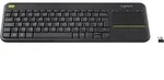 Logitech K400 Plus Wireless Touch Keyboard schwarz, USB, HR/SI