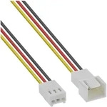 INLINE L&uuml;fterkabel Verl&auml;ngerung, 3pol Molex Stecker/Buchse, Tachosignal, 2m