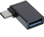 INLINE USB 3,2 Gen,2 Adapter, USB-C Stecker an A Buchse 90&deg; gewinkelt OTG