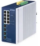 PLANET IGS-4215 Industrial Railmount Gigabit Managed Switch, 8x RJ-45, 4x SFP+