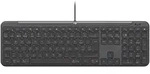 LOGITECH K620 Signature Slim Wired for Business, Graphite, USB, PT