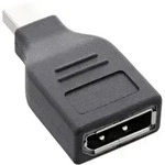 INLINE DisplayPort Adapter, mini DisplayPort Stecker auf DisplayPort Buchse, 4K