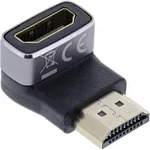 INLINE HDMI Adapter, HDMI A Stecker / Buchse, 90&oslash; unten, 8K UHD