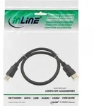 INLINE HDMI Kabel, HDMI-High Speed mit Ethernet, Stecker/Stecker, schwarz, 3m