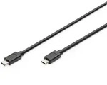 DIGITUS USB Type-C Anschlusskabel, Type-C zu C St/St, 1.0m, USB 3.2 Gen2, 5A, 10GB,