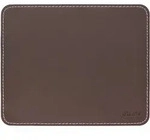 INLINE Maus-Pad Premium Kunstleder, 255x220x3mm, braun