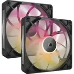 CORSAIR iCUE LINK RX140 Max RGB Starter Kit, schwarz, LED-Steuerung, 140mm, 2er-Pack