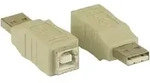 INLINE USB 2,0 Adapter, Stecker A auf Buchse B