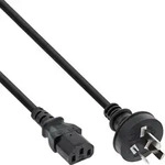 INLINE Netzkabel, Netzstecker China auf C13 St, 1.8m C13, 1,8m
