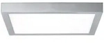 PAULMANN WallCeiling Lunar LED-Panel 400x400mm 21,8W 230V Chrom matt Alu