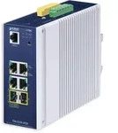 PLANET TSN-5225-4T2S Industrial Railmount Managed Switch, 4x RJ-45, 2x SFP